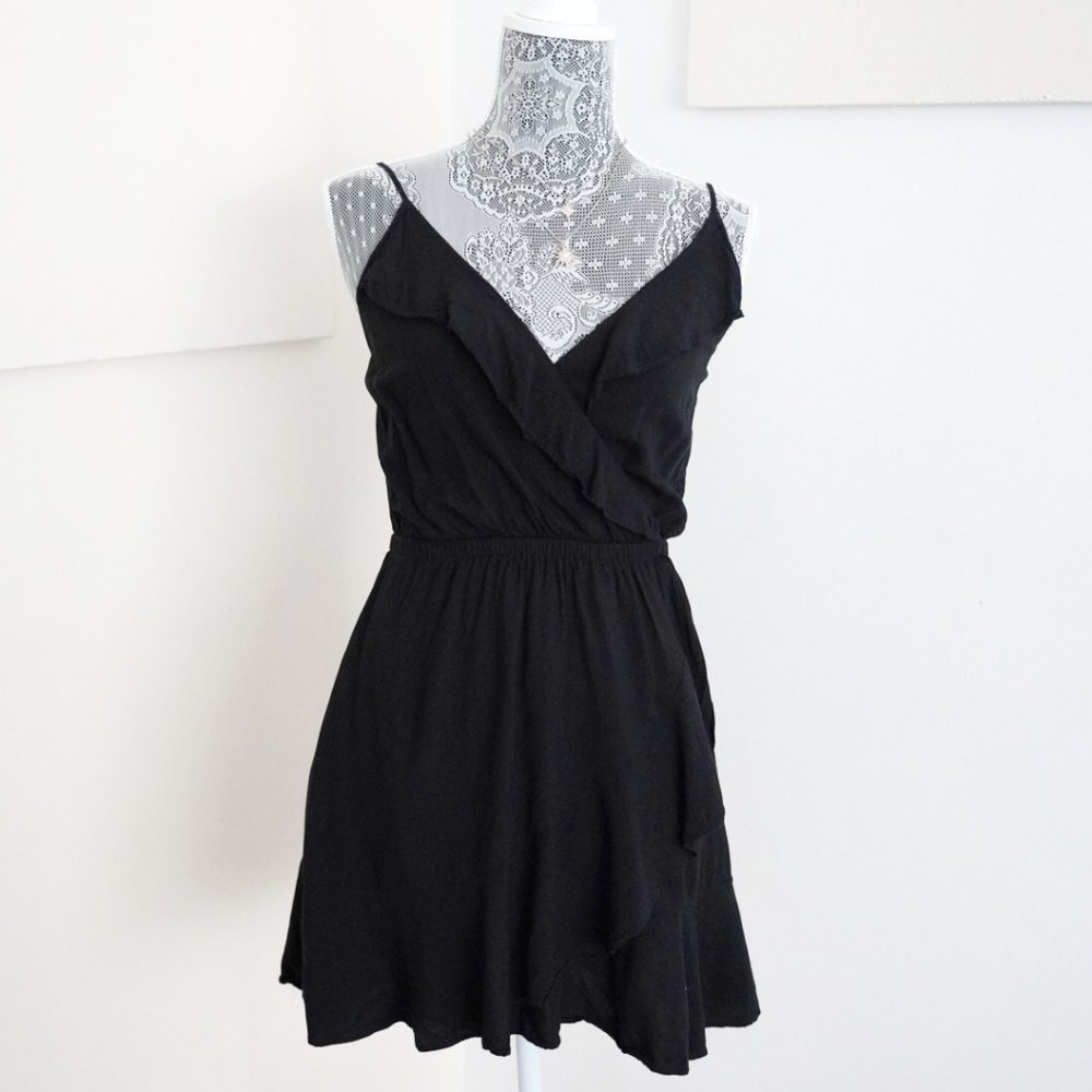 3/$15 Little Black Mini Dress Ruffle Classic
